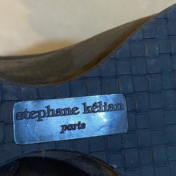 Stephane Kelian Paris Soft Leather Boots Fur Lined Wedge Side Zipper Cozy Size 7 - Picture 2 of 6